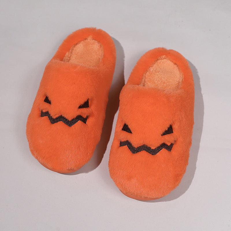 Adorable Whimsical Comfortable Cozy Plush Winter Warmth Halloween-themed Casual Chic Slip-on Convenience Indoor Luxury Cute Design Bedroom Essential Seasonal Delight