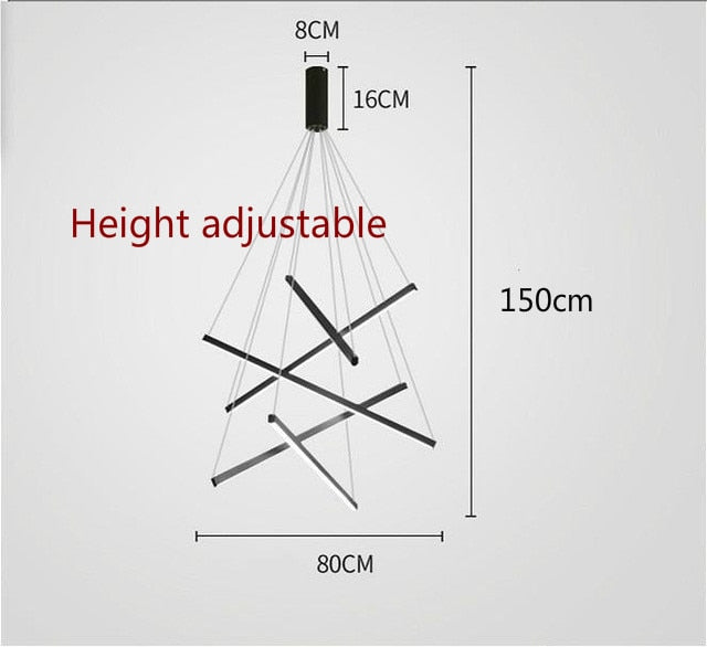Modern LED Stair lamp Aluminum lamp