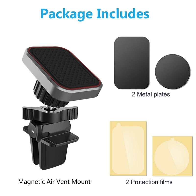 Universal Magnetic Air Vent Clip Car Phone Holder