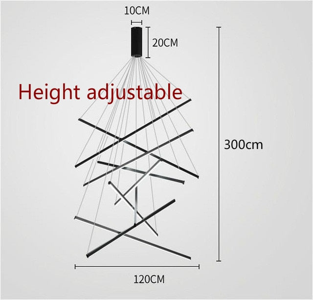 Modern LED Stair lamp Aluminum lamp