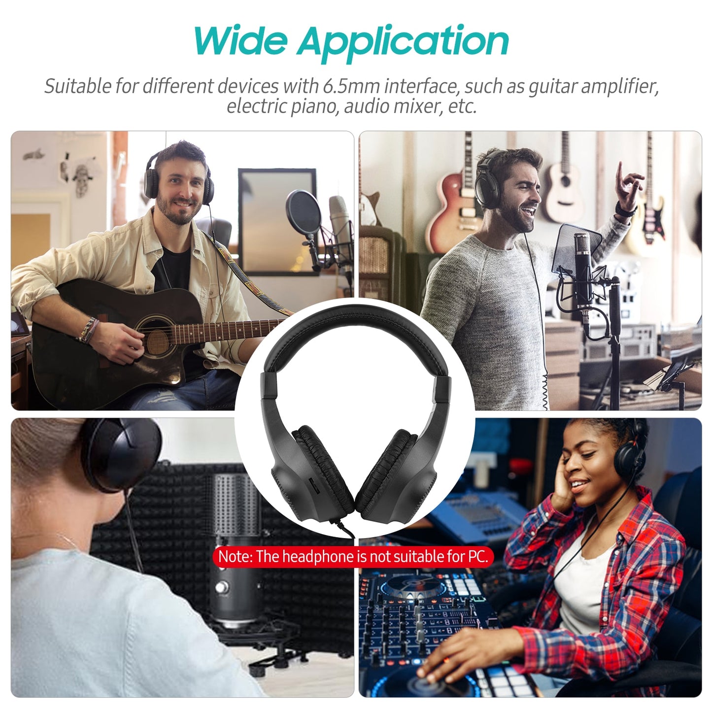 High-Fidelity Professional Clear Sound Studio-Quality Comfortable Fit Reliable Precision Audio Durable Wired Connectivity Immersive Balanced Acoustics Over-ear Design Exceptional Clarity Noise Isolation Robust Construction