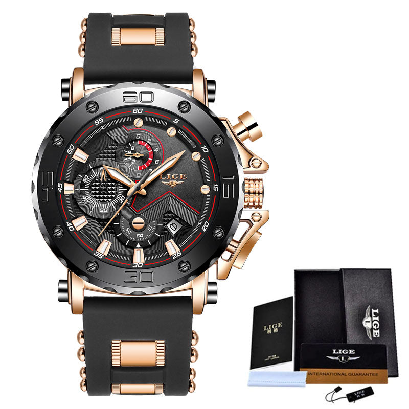 Men Black Wrist Watch