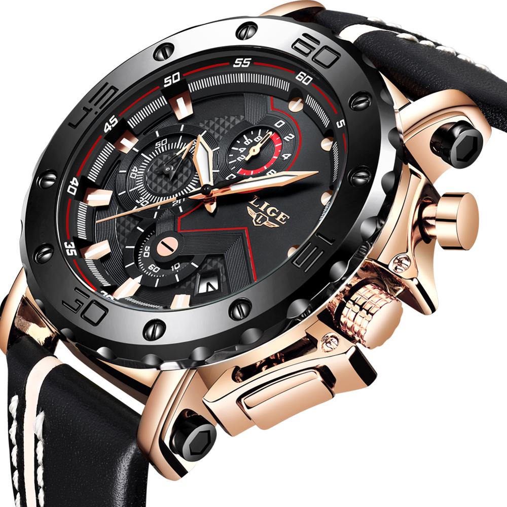 Men Black Wrist Watch