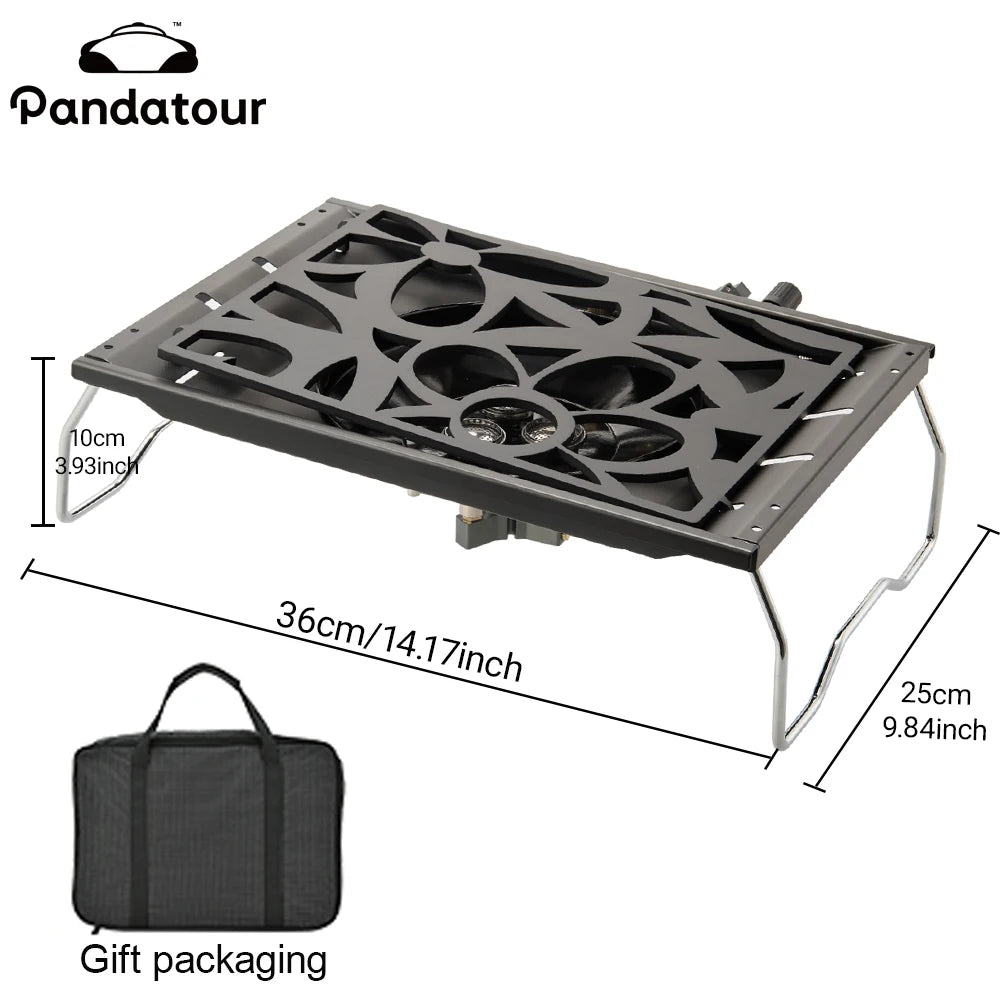 Pandatour IGT Camping Super High Firepower Stove Desktop One-Unit One-Touch Folding IGT Table Stove Stainless Steel Furnace ﻿