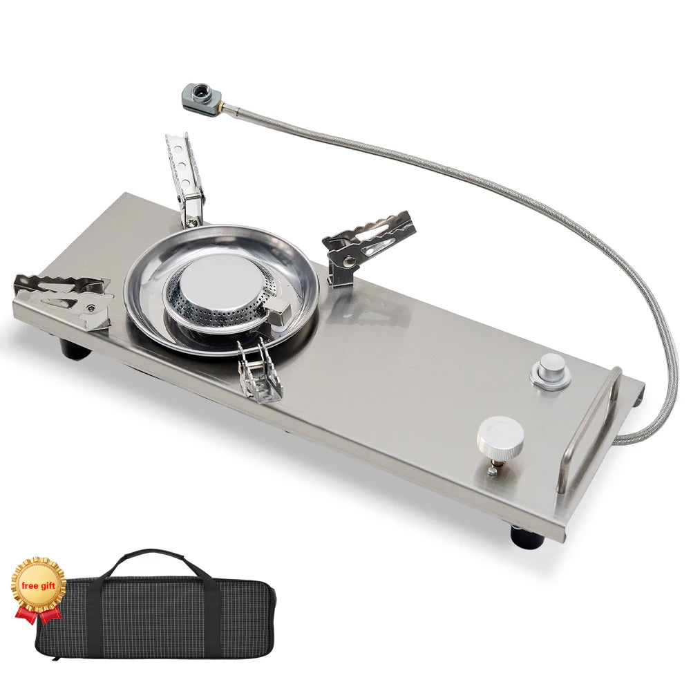 Pandatour IGT Camping Super High Firepower Stove Desktop One-Unit One-Touch Folding IGT Table Stove Stainless Steel Furnace ﻿