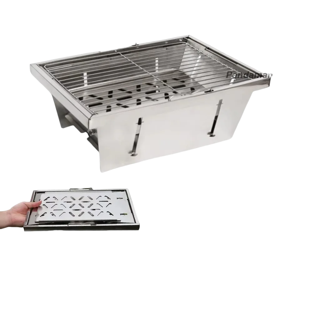 Pandatour IGT Camping Super High Firepower Stove Desktop One-Unit One-Touch Folding IGT Table Stove Stainless Steel Furnace ﻿