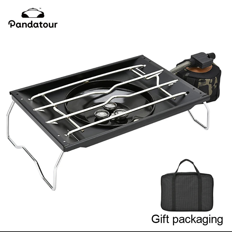 Pandatour IGT Camping Super High Firepower Stove Desktop One-Unit One-Touch Folding IGT Table Stove Stainless Steel Furnace ﻿