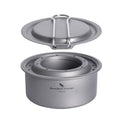 Boundless Voyage Ultralight Titanium Wood Burning Stove Camping Alcohol Stove Outdoor Multi-Fuels Mini Stove Small Stove