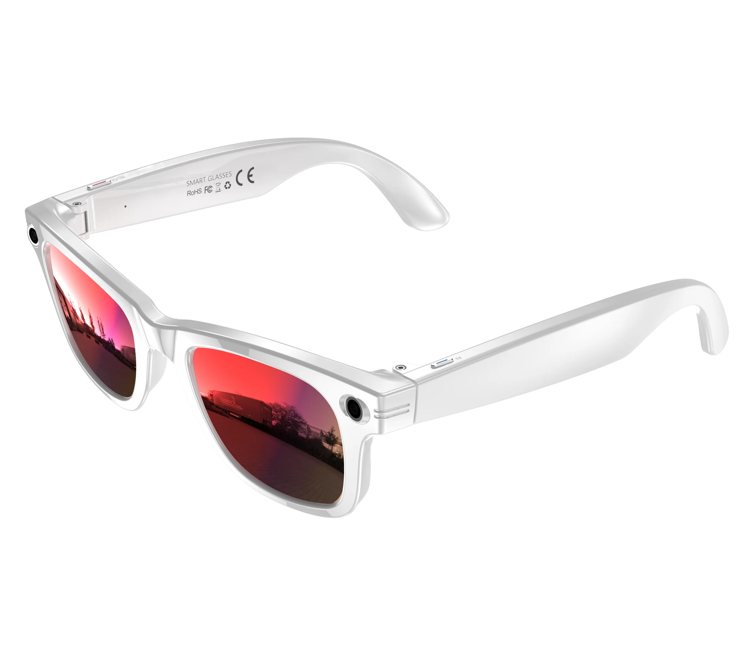 W620 AI Smart Glasses 5MP Camera Optical Image Stabilization WiFi Transfer  IP66 Waterproof