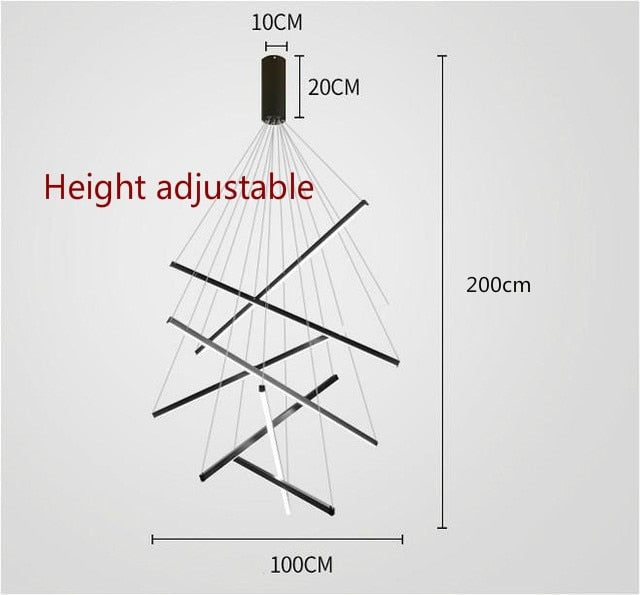 Modern LED Stair lamp Aluminum lamp