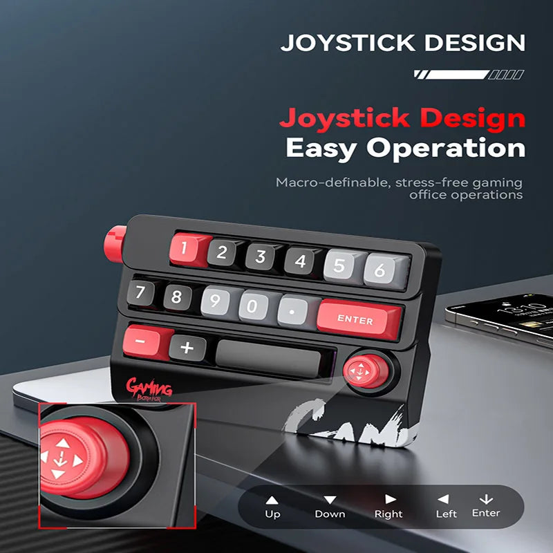 Rocker Knob Programming Macro Custom Keyboard RGB Backlight Wired Programmable Gaming Keyboard Full Hot Swappable Key
