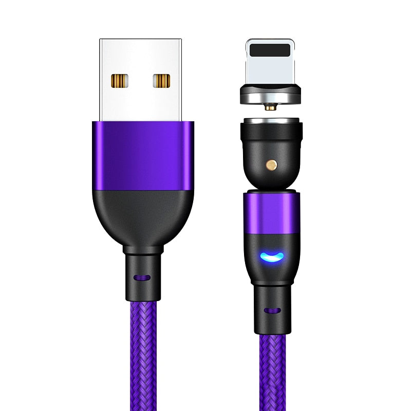 540 Rotate Magnetic Cable Fast Wirless Charging