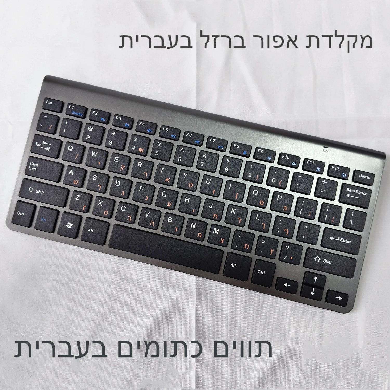 Slim Mini USB Wireless Keyboard Small Computer Wireless Keyboards Compact External Keyboard for Laptop Tablet Windows Desktop PC