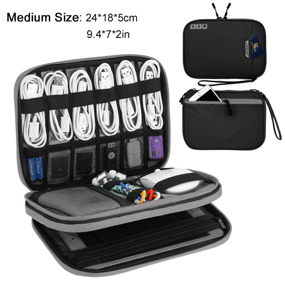 Organizer Carry Bag for iPad, Cables