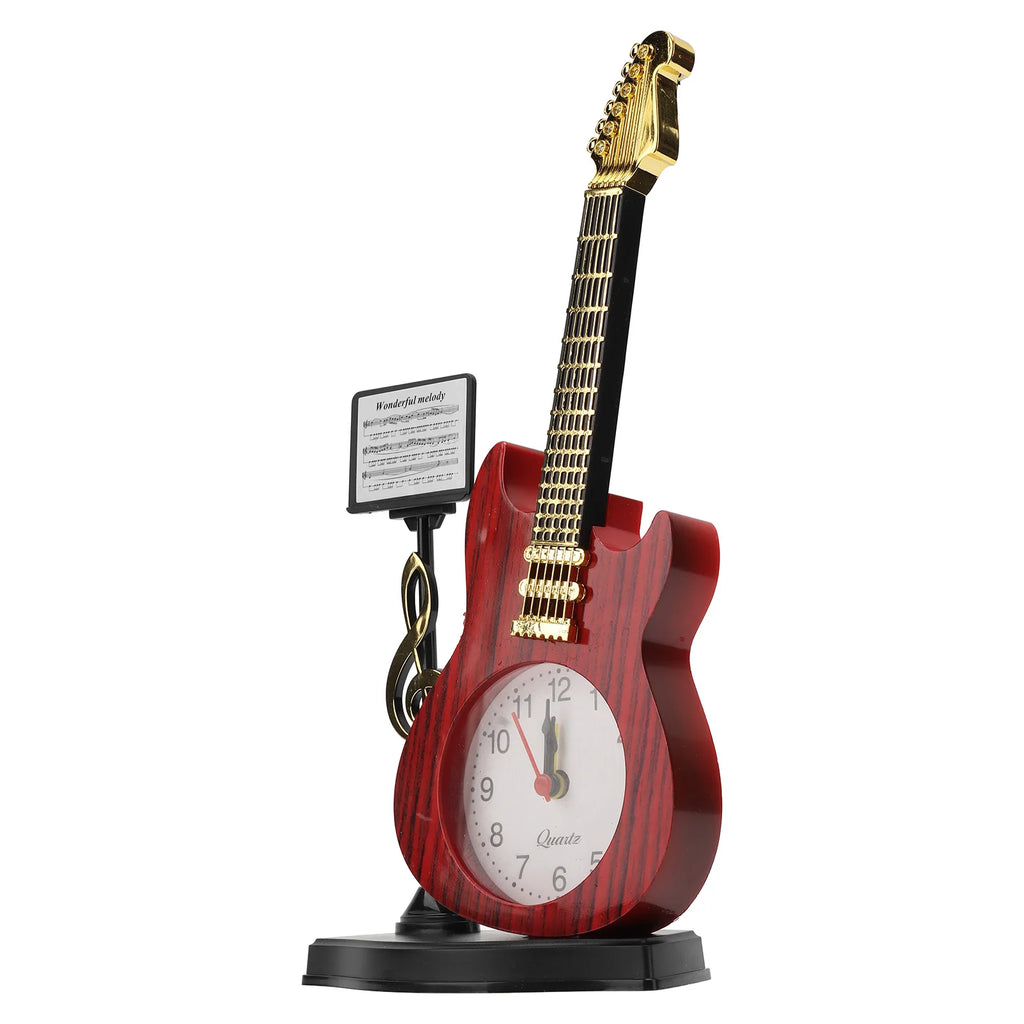 Violin Alarm Clock Unique Appearance Innovative Alarm Clock for Home Living Room Desktop Decoration Christmas Gifts