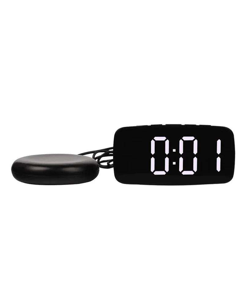 Super Loud Vibrating Alarm Clock with Bed Shaker Multifunctional Dual USB for Heavy Sleeper Deaf Hard of Hearing Snooze