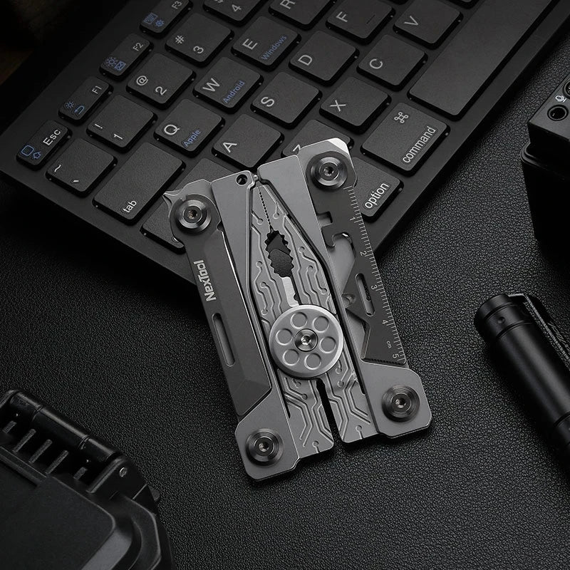 Nextool Mini 14 in 1 EDC Multifunction Tool Outdoor Portable Screwdriver Wrench Pliers Knife Field Carry Around Send Storage Bag