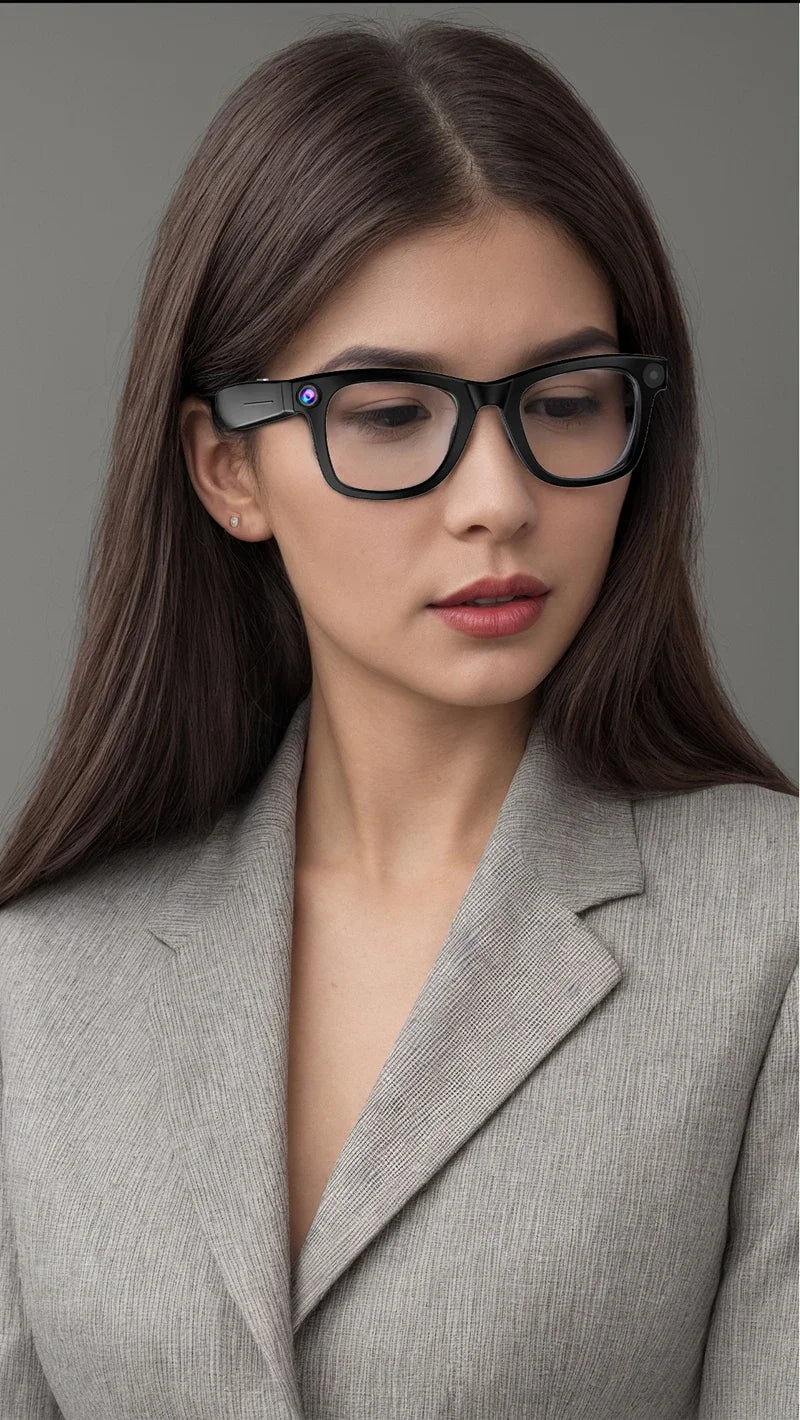 2026 4K Smart AI Glasses 800W pixel AI Shooting Camera HD Photo Video Voice Call Translation Waterproof Bluetooth AI Glasses