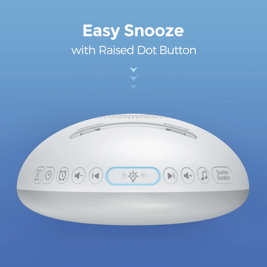 Awakening Wake Up Sunrise Alarm Clock Table Clock Dimmable with 3 Ring 8 Nightlight 26 Sound Sleep Timer Night Light