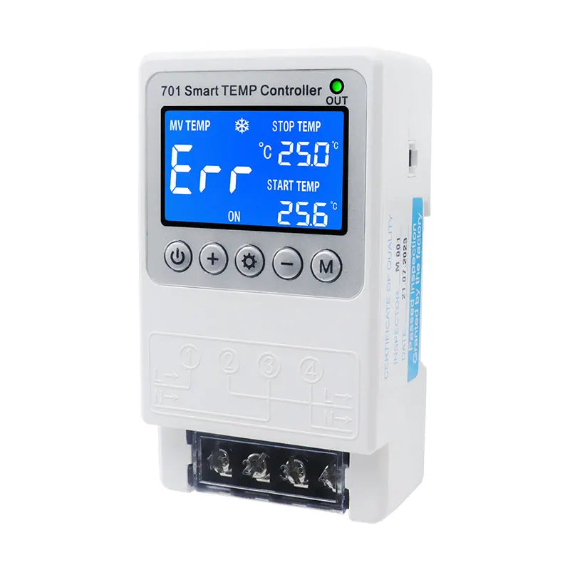 701 Smart Temperature Controller Constant Thermostat Control Timing Control Switch Cycle Control Multiple Sensor Head Optional