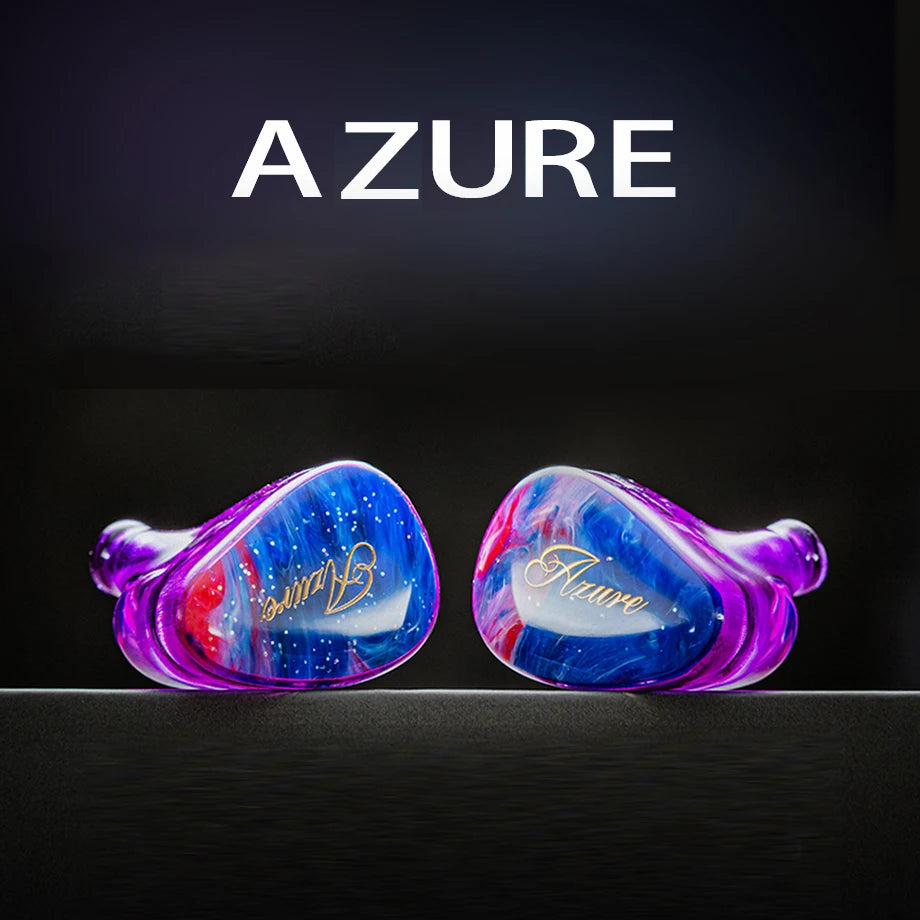BEEP Audio Azure 10mm+8mm 2DD+1BA(Knowles) In-ear Earphones High-Quality Sound Comfortable Wired Earbuds 3.5mm+4.4mm Cable