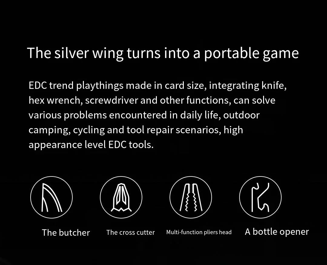 Nextool Mini 14 in 1 EDC Multifunction Tool Outdoor Portable Screwdriver Wrench Pliers Knife Field Carry Around Send Storage Bag