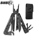 BHBT 15 in 1 Multi Tool Pliers Multi-functional Wrench with Damascus Knife Folding EDC Outdoor Survival Multi Tool Home Repair