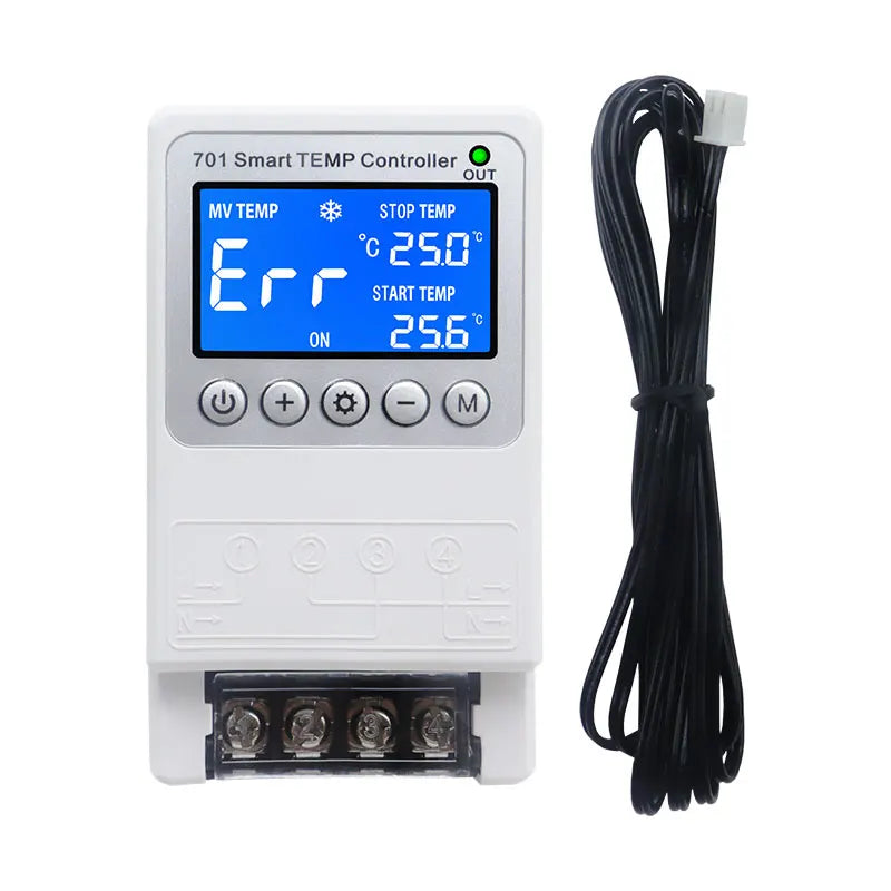 701 Smart Temperature Controller Constant Thermostat Control Timing Control Switch Cycle Control Multiple Sensor Head Optional