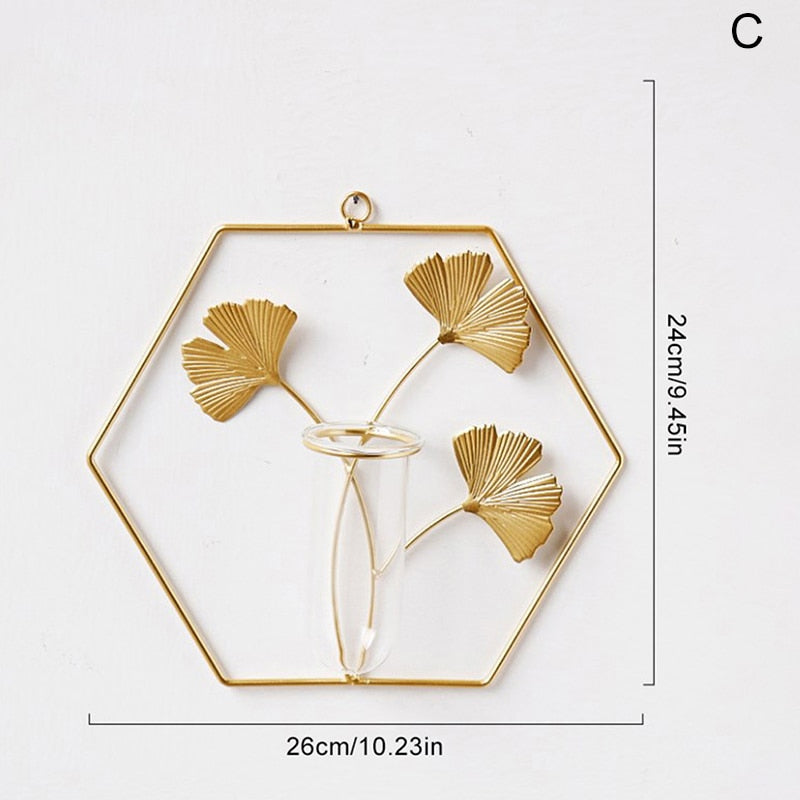 Hanging Flower Vase Wall Décor