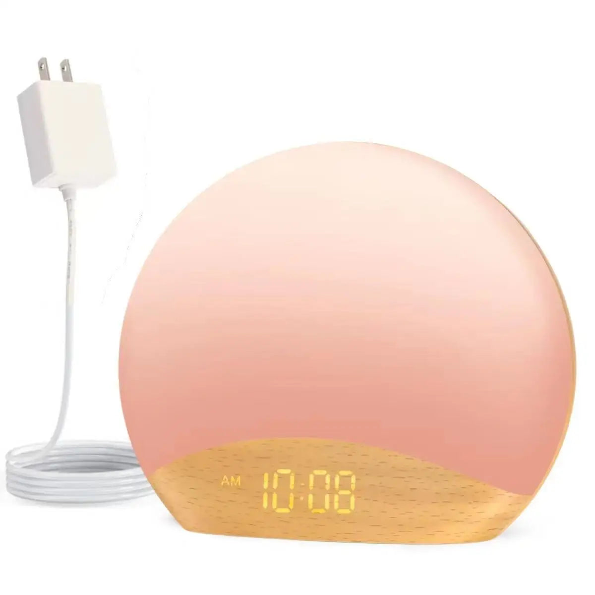 Awakening Wake Up Sunrise Alarm Clock Table Clock Dimmable with 3 Ring 8 Nightlight 26 Sound Sleep Timer Night Light