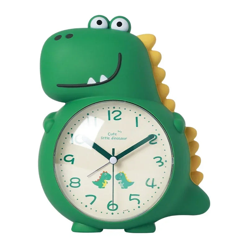 Cartoon Dinosaur Alarm Clock with Wake-up Light Specially Designed for Kids Boys Girls and Primary School Students