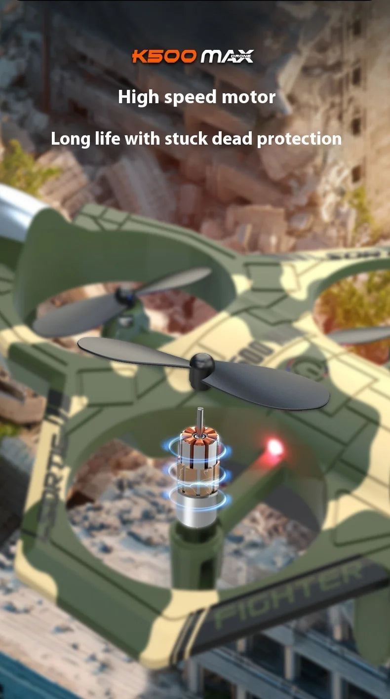 K500max Fighter Jet Quadcopter Drone Rolling Stunt Lights Rc Airplane no camera that can fly