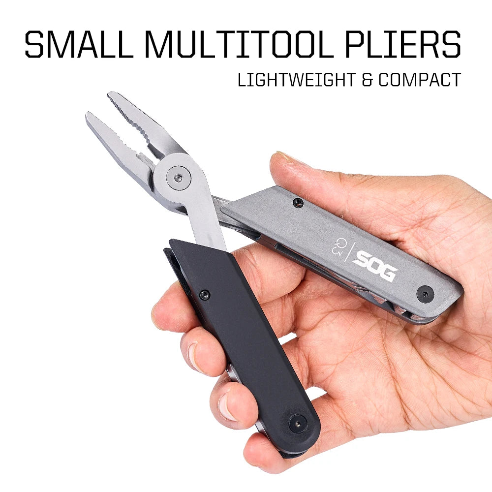 SOG 13 in 1 BATON Q3 Multi-Tool Folding Pliers Mini Hand Tools Tactical Pen Pocket EDC Multifunctional Portable Outdoor Gadget