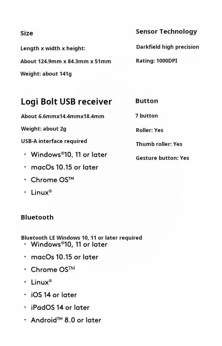Logitech MX Master 3S Wireless Bluetooth Mouse, Master Series - Ergonomic, Silent, High-End Office Mouse in Graphite