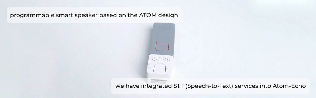 M5Stack Official ATOM Echo Programmable AI Smart Speaker with Built-in ESP32 Bluetooth WiFi Internet of Things Development Kit