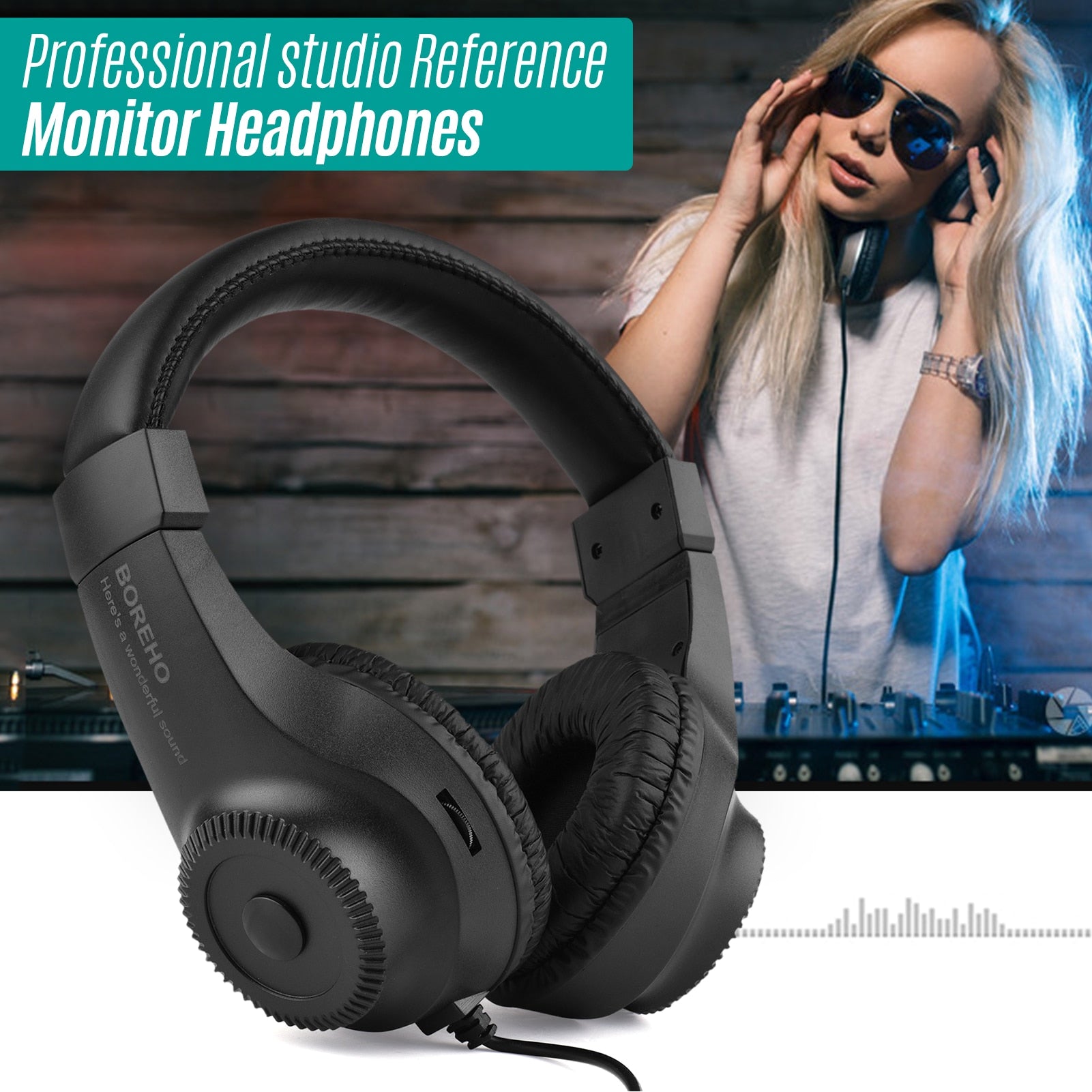 High-Fidelity  Professional  Clear Sound  Studio-Quality  Comfortable Fit  Reliable  Precision Audio  Durable  Wired Connectivity  Immersive  Balanced Acoustics  Over-ear Design  Exceptional Clarity  Noise Isolation  Robust Construction