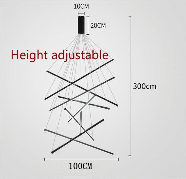 Modern LED Stair lamp Aluminum lamp