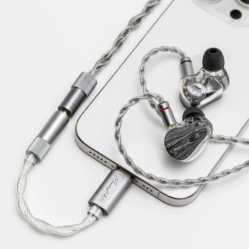 MOONDROP ECHO-A High-Resolution 3.5mm Single-Ended Portable DAC/AMP USB-C Decoder Amplifier