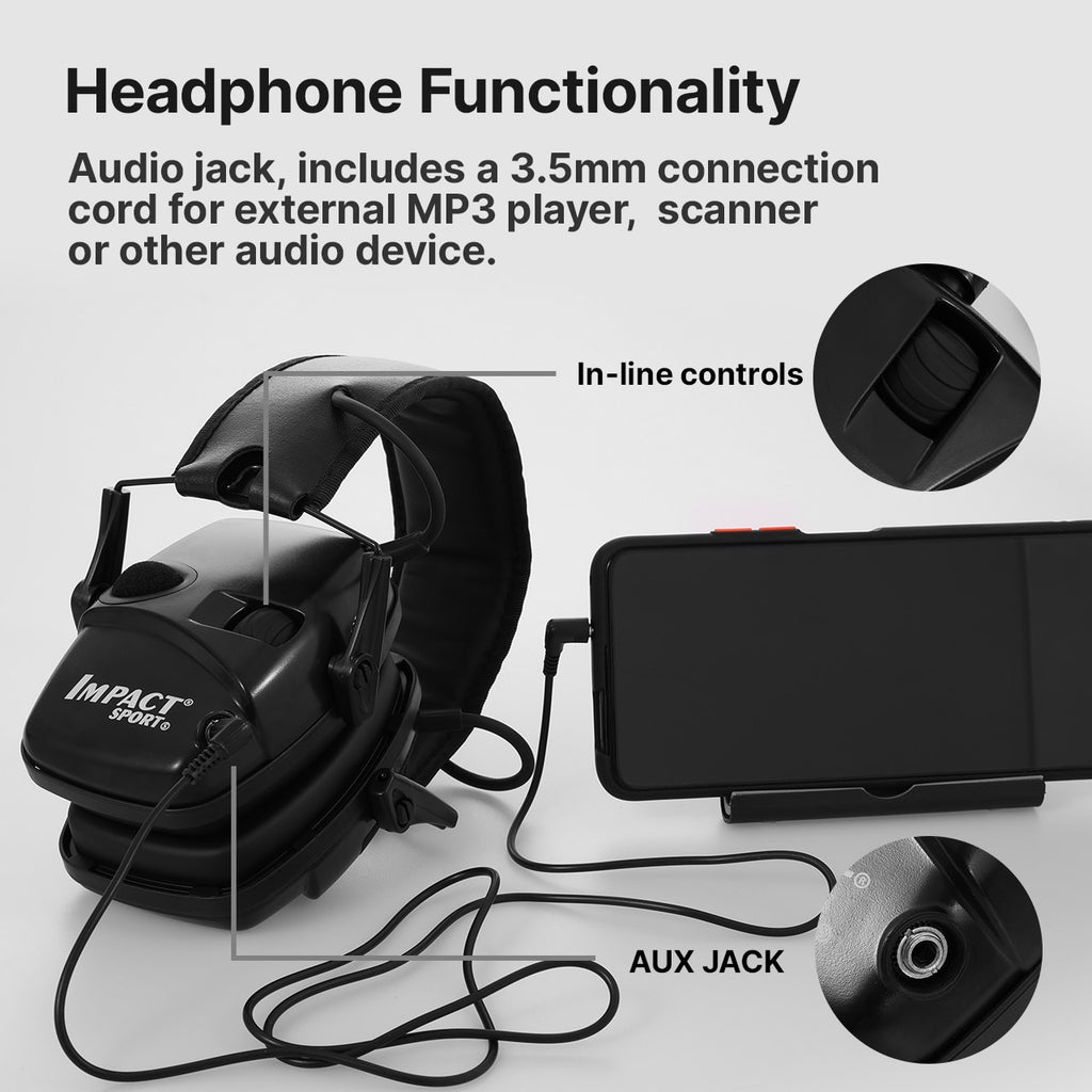 Electronic damper sports shooting Headset