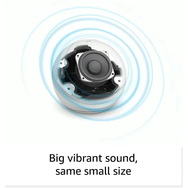 Alaxe Small Bluetooth Speaker Echo Dot 5Th Outdoor Wireless Bluetooth Generation Mini Rgb Speaker Home Subwoofer Spherical