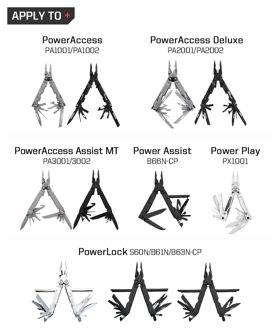 SOG Multi-tool Pliers EDC Tools Kit Set Nylon-Sheath K-Sheath Accessories Fit Most Common SOG Hand Tools