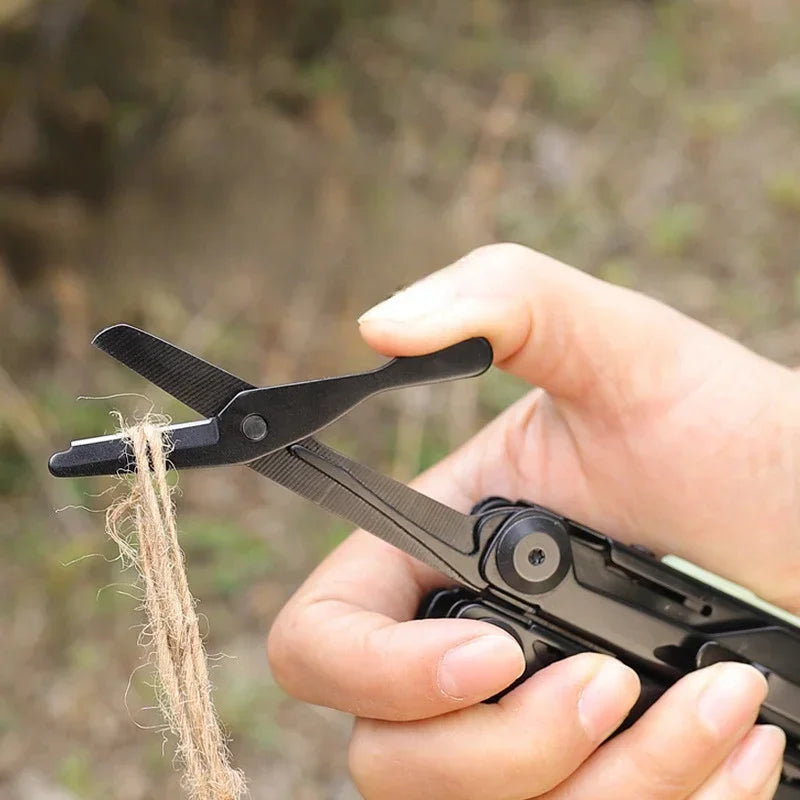 BHBT Multifunctional Combination  Folding Knife Pliers Multi Tools EDC Multitools Outdoor Camping Survival Tools With Clip