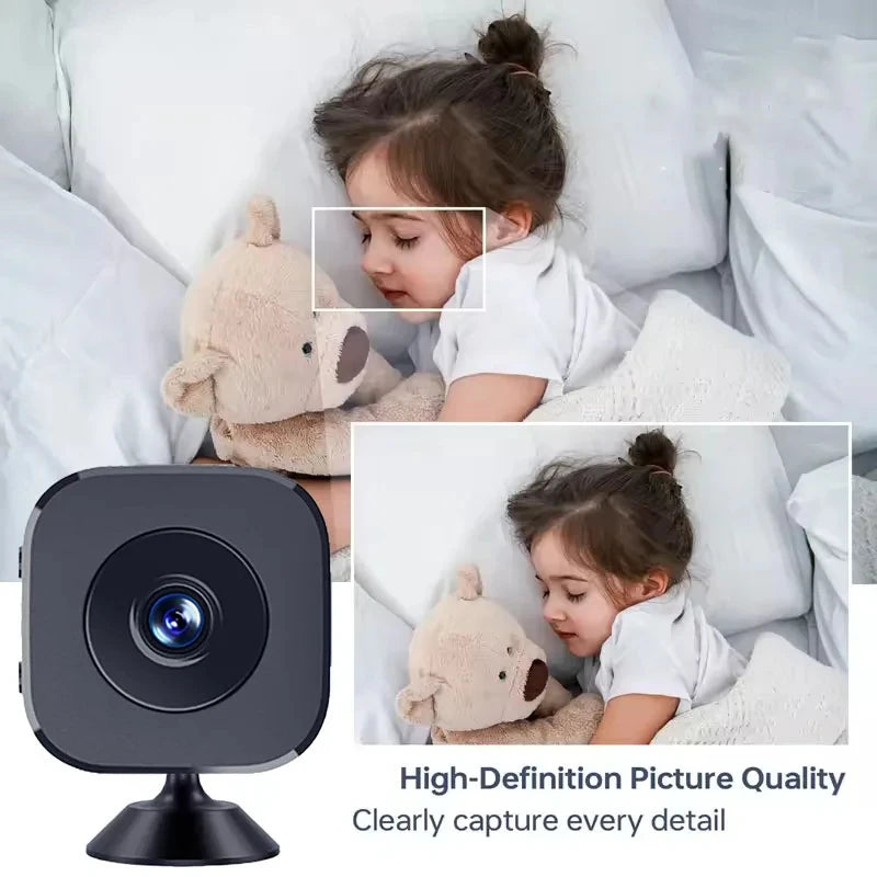 Hot Mini Security Camera Pro 4K FullHD WiFi Surveillance With 2Way Audio Motion Detection Infrared Night Vision Security Cam