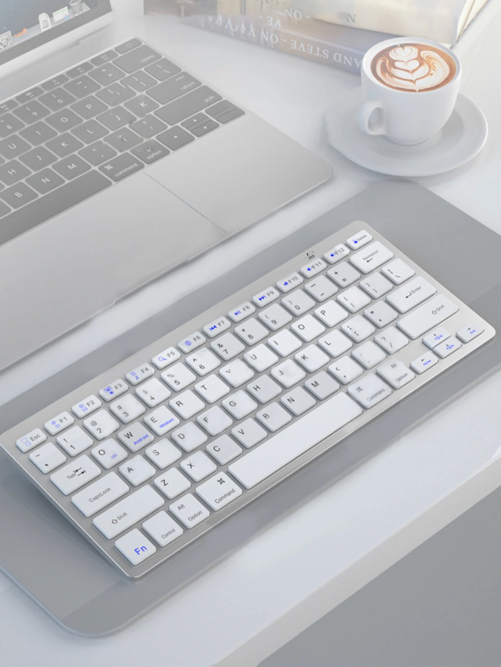 Wireless keyboard, 10 inch slim, tablet/laptop wireless keyboard, ipad mini keyboard