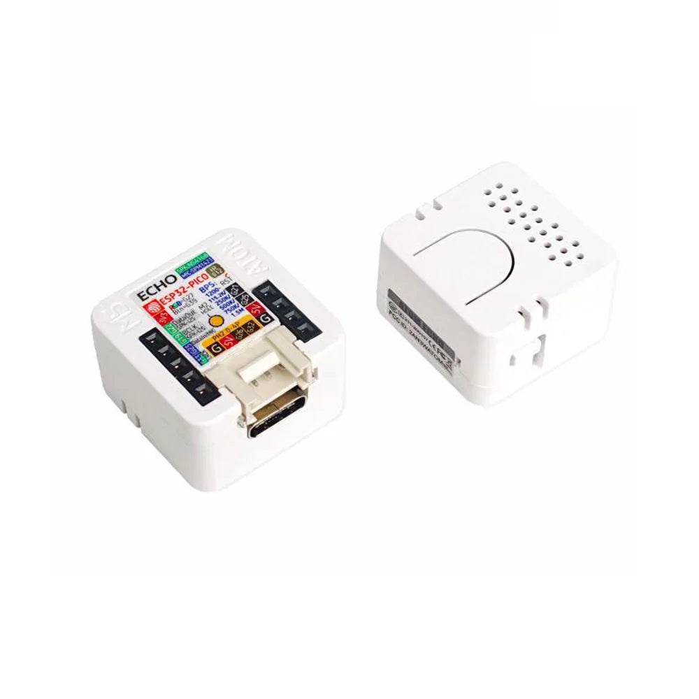 M5Stack ATOM Echo programmable Mini Smart Speaker ESP32 Voice Control Module with BLE/Wi-Fi for IoT Prototyping & DIY Projects