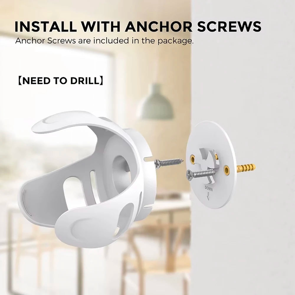 Wall Mount Holder For AmazonEcho Dot 5/4 Smart Speaker Case Holder For Space-Saving