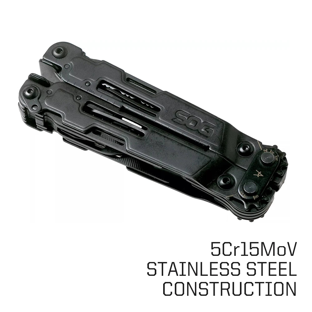 SOG 21 in 1 PowerAccess Multifunctional Folding Tactical Pliers EDC Pocket Multitoos Outdoor Survival Camping Supplies-PA2002-CP