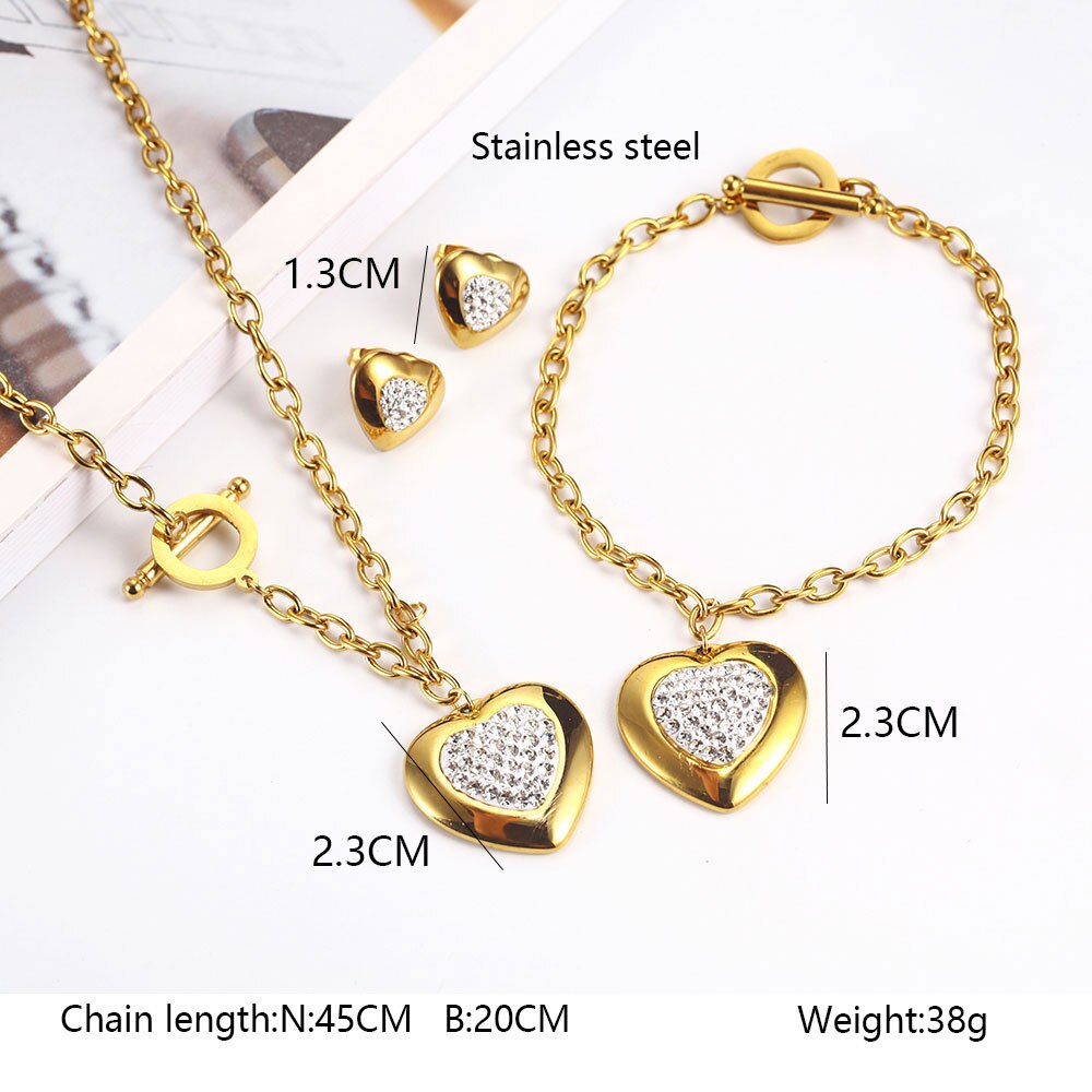Stainless Steel Jewelry Woman Sets